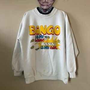 Vintage bingo grandma sweatshirt